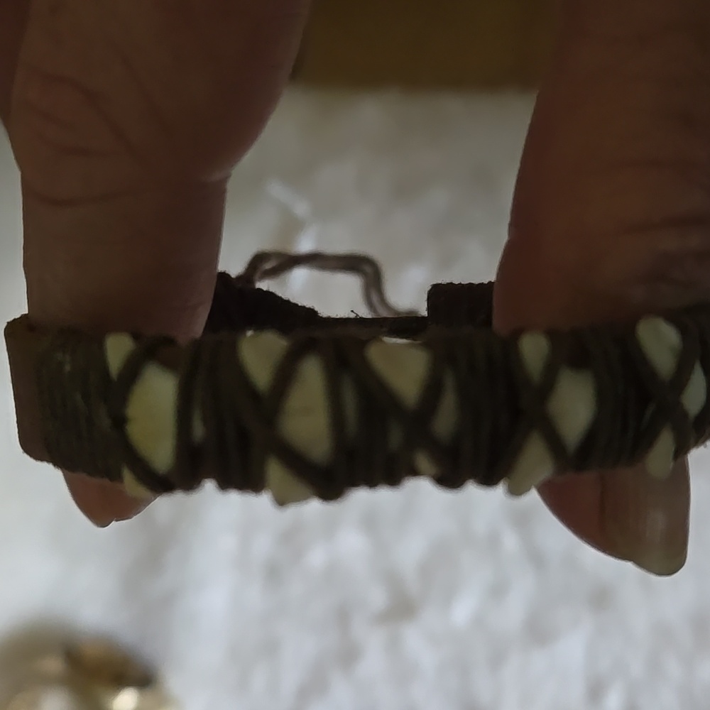 Shark tooth Leather Bracelet